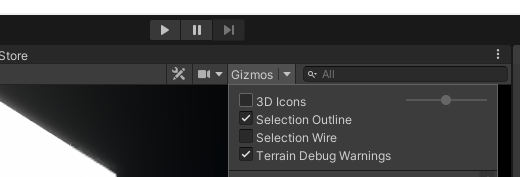 Unity gizmos