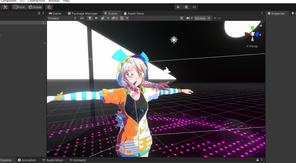 Unity Sceneウィンドウ